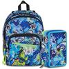 Seven Zaino Scuola 2 Scomparti Seven SJ Ever Cloudy Blue + Astuccio 3 zip - 2026/2027