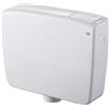 Cr CASSETTA DELTA 2 WC ESTERNA LT3/9 COMPLETA SCARICO DOPPIO CON RUBINETTO, Bian