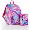 Seven Zaino Scuola 2 Scomparti Seven SJ Advanced Soft Pouch + Astuccio 3 zip - 26/2027
