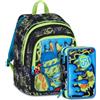 Seven Zaino Scuola 2 Scomparti Seven SJ Advanced Soft Pouch + Astuccio 3 zip - 26/2027