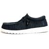 HEY DUDE SCARPE UOMO MOCASSINI LEGGERI WALLY STRETCH SOX 41898 NAVY
