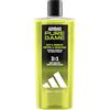 adidas Pure Game Docciaschiuma Uomo, Formula 3 in 1 con Profumo Intenso e Aromatico, 600ml