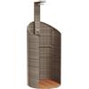 Does not apply Doccia Esterno Grigia 100X100X241,5Cm Polyrattan E Legno Acacia