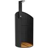 Does not apply Doccia Esterno Nera 100X100X241,5 Cm Polyrattan E Legno Acacia