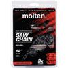 Molten. MoltenSales - Catena per motosega da 30,5 cm .375 .043 45DL, ricambio per Dewalt
