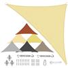 Sichtschutz Tenda parasole impermeabile, triangolare, in poliestere PES, 95% pro
