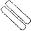 Opuladuo 2 catene per motosega da 30 cm, 3/8", 1,1 mm, 45 TG, catena per motoseg