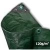NOOR Telo di Copertura Hobby - 120 g/m² - 4 x 6 m - Verde - Telo Multiuso per la Prot