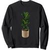 Fiddle Leaf Fig Designs - Cool Plant Acc Fun Plant Mom Fiddle Leaf Fig in cesto di vimini Felpa
