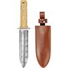 Eadwiella Coltello da giardino, coltello da scavo con custodia in pelle per scav