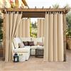 Clothink Tende Tendaggi da Esterno 132x215cm Beige per balconi, pergolati,terraz