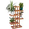 Relaxdays Scaffale per Fiori, 125 x 81 x 25 cm, per Piante Decorativo, Portafior