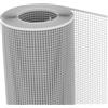 TENAX Quadra 10 Argento 1,00 x 10 m, Rete Protettiva in Plastica per Balconi, Te