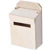 未指定 Cassetta postale in miniatura casa cassetta postale pieghevole in legno dimensio