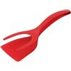 2-in-1 Pinza Girevole Nylon Spatola Uovo Girello Bistecca Pancake