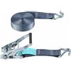 Connex B34414, Cinghia di ancoraggio con tenditore a cricchetto e ganci, 50 x 80
