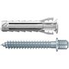 Fischer Tasselli SX Plus 6 DV con Doppia Vite per Collarini, Ideale per Tubi e C
