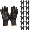 Gebol Micro Flex Touch Set di 12 guanti da lavoro con funzione touch, guanti pro