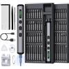 Banral Mini Cacciavite Elettrico di Precisione 72 in 1 - A Batteria Con 5 Marce, Magnet