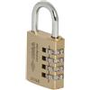 CISA 121190400, Lucchetto Combinazione, Ottone, 40 mm