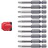 VESSEL EMGEPH250P10T - Set di 10 punte per collo torsione PH2, 50 mm