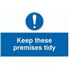 Viking Signs Viking segni mv309-a3l-ac "Keep questi locali Tidy Sign, composito di alluminio,