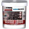 RUBSON Aquablock Silicone Liquido SL3000, Guaina liquida impermeabilizzante, Sig