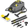 KÄRCHER pulitore a vapore SG 4/4, pressione vapore: 4 bar, serbatoio: 2,4 l + 2 l, ugello a mano con spazzola, tubo vapore (2 m), 2 ugelli per pavimenti, rivestimento in spugna, accessori