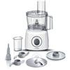 Bosch Robot da Cucina Multifunzione Compatto MCM3100W, Oltre 20 Funzioni, 800 W, 2 Velocità, Ciotola 2,3 l, Tanti Accessori Inclusi per Affettare, Tagliare, Grattugiare, Impastare e Montare, Bianco