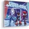 Komar Keilrahmenbild - Spidey and His Amazing Friends Glowy Spideys - Größe 60 x 40 cm