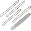Anesty Lunghezza della catena 35 cm avce 4 catene motoseghe 52 maglie/conduttori, passo