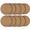 La cordeline Set di 10 Dischi pacciamatura, Ø 40 cm, in Fibra di Cocco Naturale,