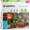 Gardena Start Set per Vasi M: Pratico Start Set Sistema Micro-Drip per 7 Vasi e