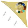 Sichtschutz Tenda parasole impermeabile triangolare, 98% protezione UV, resisten