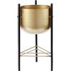 Admired By Nature Decorativo, Alluminio, Oro Fioriera Stand, M