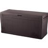 Keter 231317 Baule, Comfy Marrone, 116.7 x 44.7 x 57 cm