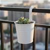Fioriera Sospesa con Gancio Robusto Fioriera da Ringhiera per Balcone, Giardino