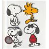Bst11 - Lotto 6 Toppe Termoadesive Snoopy Peanuts