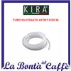 KIRA RICAMBIO ORIGINALE TUBO SILICONATO 4X7 COD:36 PER MACCHINA DA CAFFE' KIRA