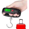 Bilancino Pesa Valigia Display Digitale Gancio Bilancia 50kg Viaggio