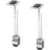 Abus Gs60 Spranga per Griglie, Set di 2, Blocco Antieffrazione per Grate Da Cant