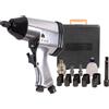 FERM Avvitatore pneumatico a Percussione 1/2" - Collegamento Orion e DIN - per c