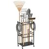 Ribech Carrello Organizzatore 3 Ripiani con Ruote - Scaffale Mobile per Attre...