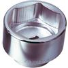KS Tools 911.1070 1" Bussola Esagonale Classic, Corta, 70 mm