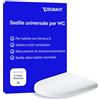 Duravit Sedile Univavo, sedile wc universale ovale, Sedile della toilette con do