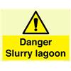 Viking Signs Danger Slurry laguna cartello - 400 x 300 mm - A3L