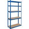 Rebel Electro Rebel Scaffale per stoccaggio in metallo 180 x 90 x 40 blu RB-1251BL