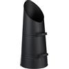Relaxdays Contenitore Porta Carbone da Camino, Secchio per Pellet Caminetto, Sec
