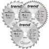 Trend Lama per sega troncatrice cordless legno 250 mm Ø, foro 30 mm, 24/48 denti