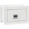 Arregui Domus 271300 Cassaforte a Muro a Chiave, Grigio Chiaro